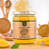 Premium A2 Cow Desi Ghee By Earthen Story | Ancient Bilona Method | Cultured Desi Ghee Good For Cooking | (500ml) 16.9 Ounce | Jar Pack